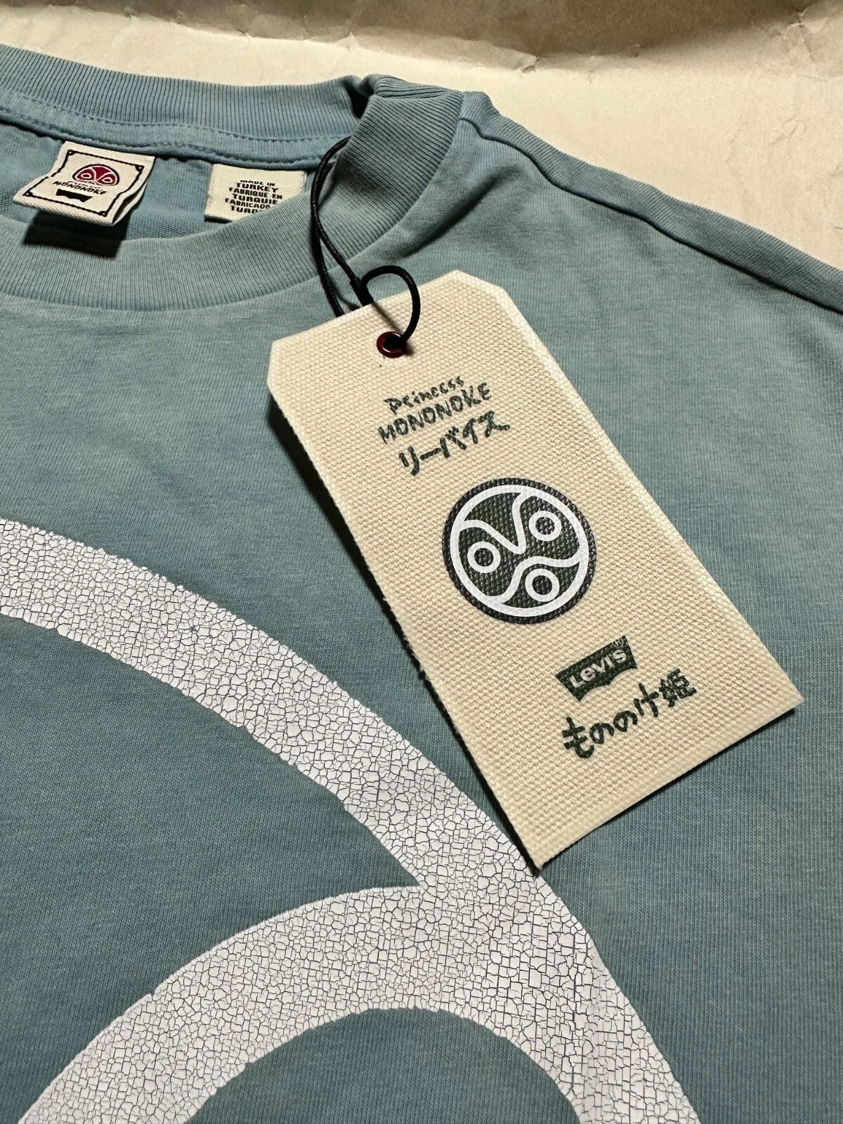 Levi's x Princess Mononoke Limited San's Mask T-shirt size L Studio Ghibli JAPAN