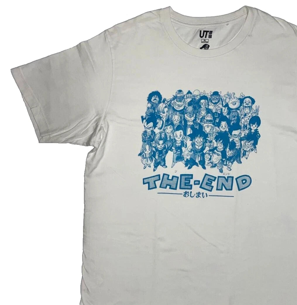 UNIQLO The END DRAGON BALL T-shirt XL JUMP 50th Anniversary Akira Toriyama JAPAN