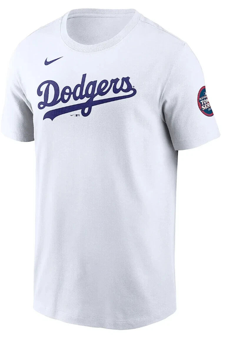 NIKE SHOHEI OTANI MLB Tokyo Series Dodgers T-Shirt L size White From JAPAN