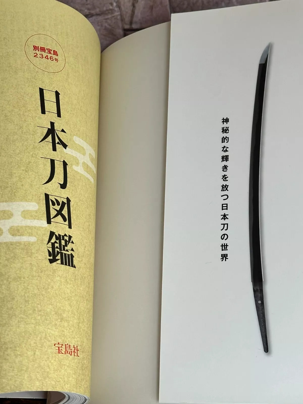SAMURAI SWORD Illustrated Book Famous 270 Swords Life-size Katana poster JAPAN