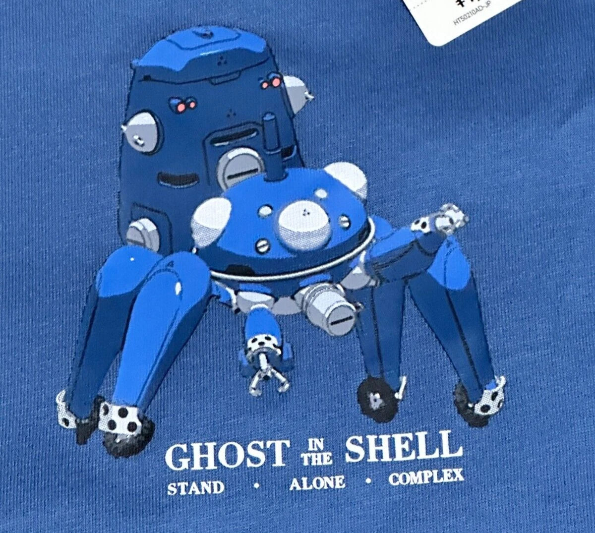 GHOST IN THE SHELL x GU T-shirt Stand Alone Complex Water Scorpion XL Size JAPAN