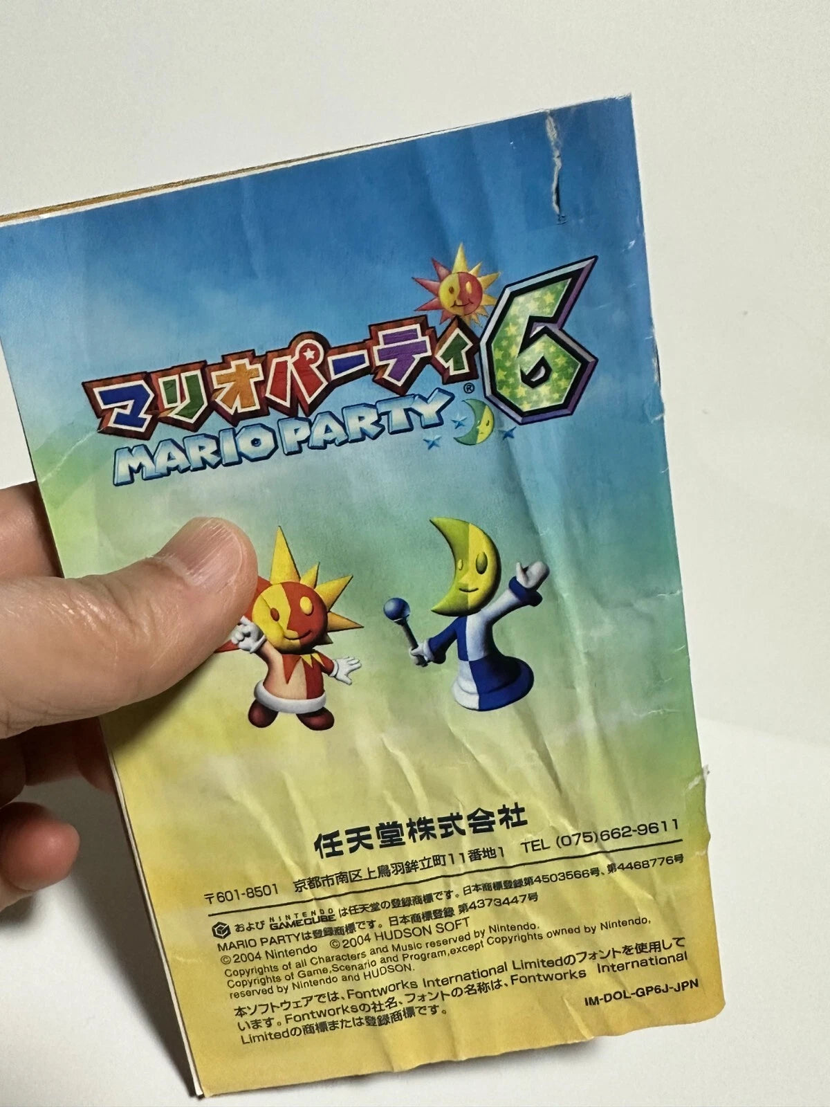 Nintendo GC Game Cube Mario Party 6 & microphone NTSC-J Working Good From Japan
