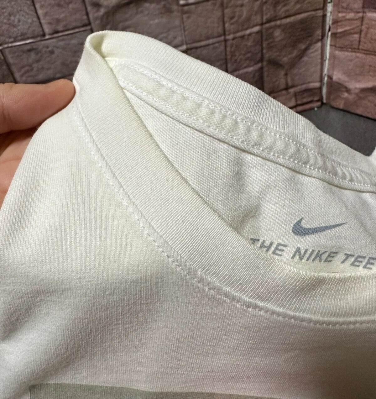 NIKE Pile of Boxes & Collector Holding Shoe Boxes Total 7 T-Shirt Size S JAPAN