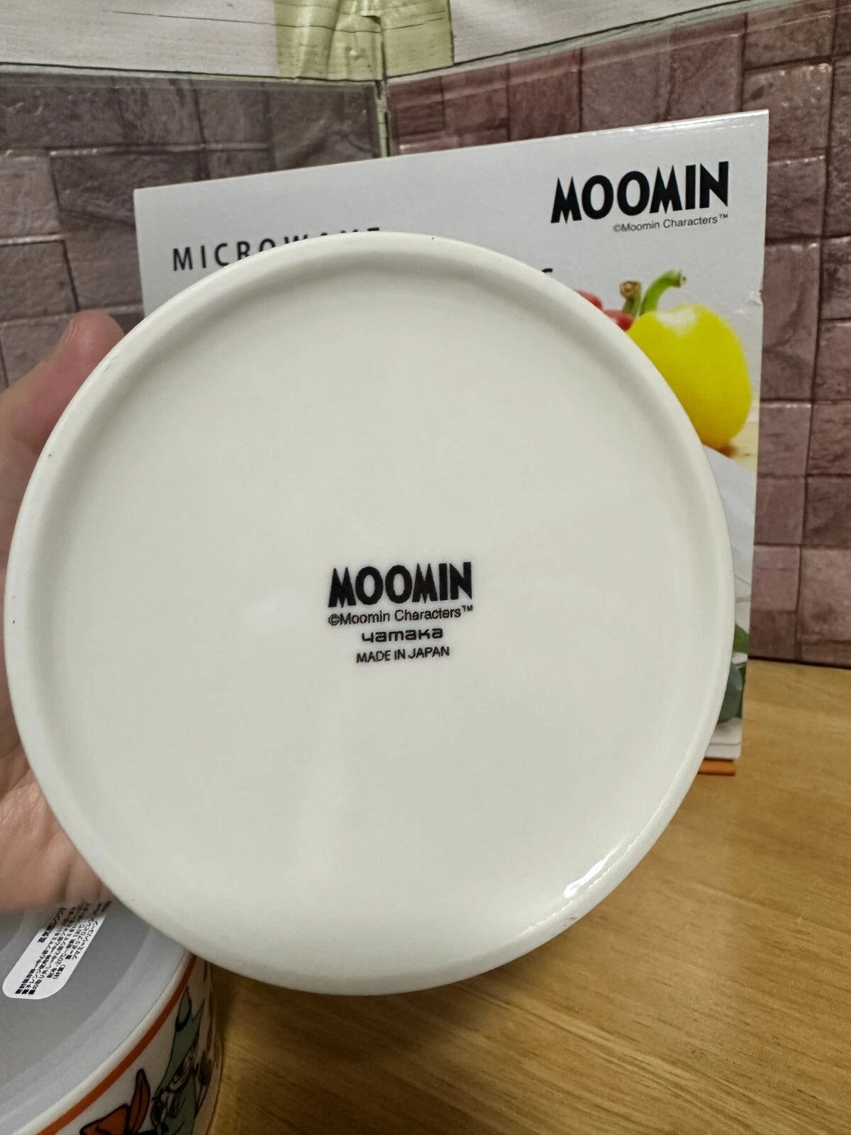 Moomin Microwave Food Stocker Container 3.5"-5" Set of 4 NEW Made in JAPAN