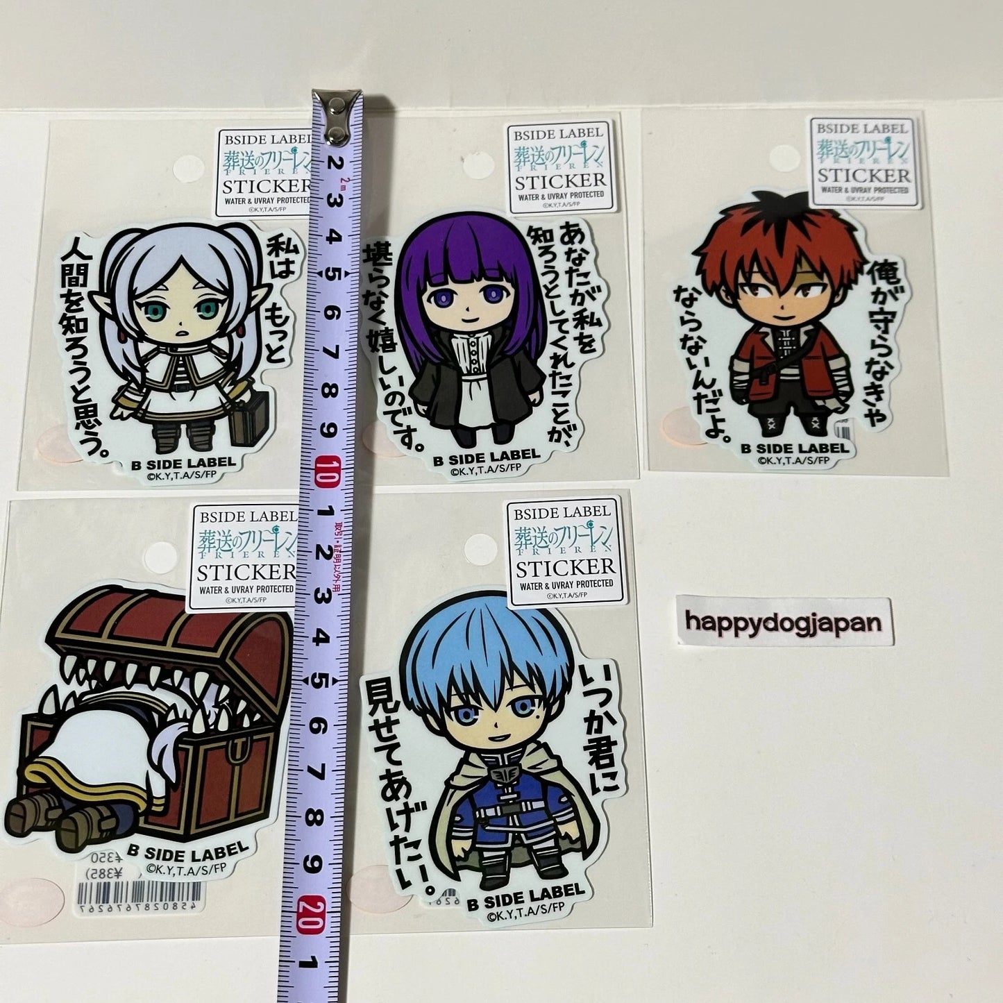 Frieren: Beyond Journey'S End Himmel Mimic Stark Fern B-Side 5 Sticker JAPAN