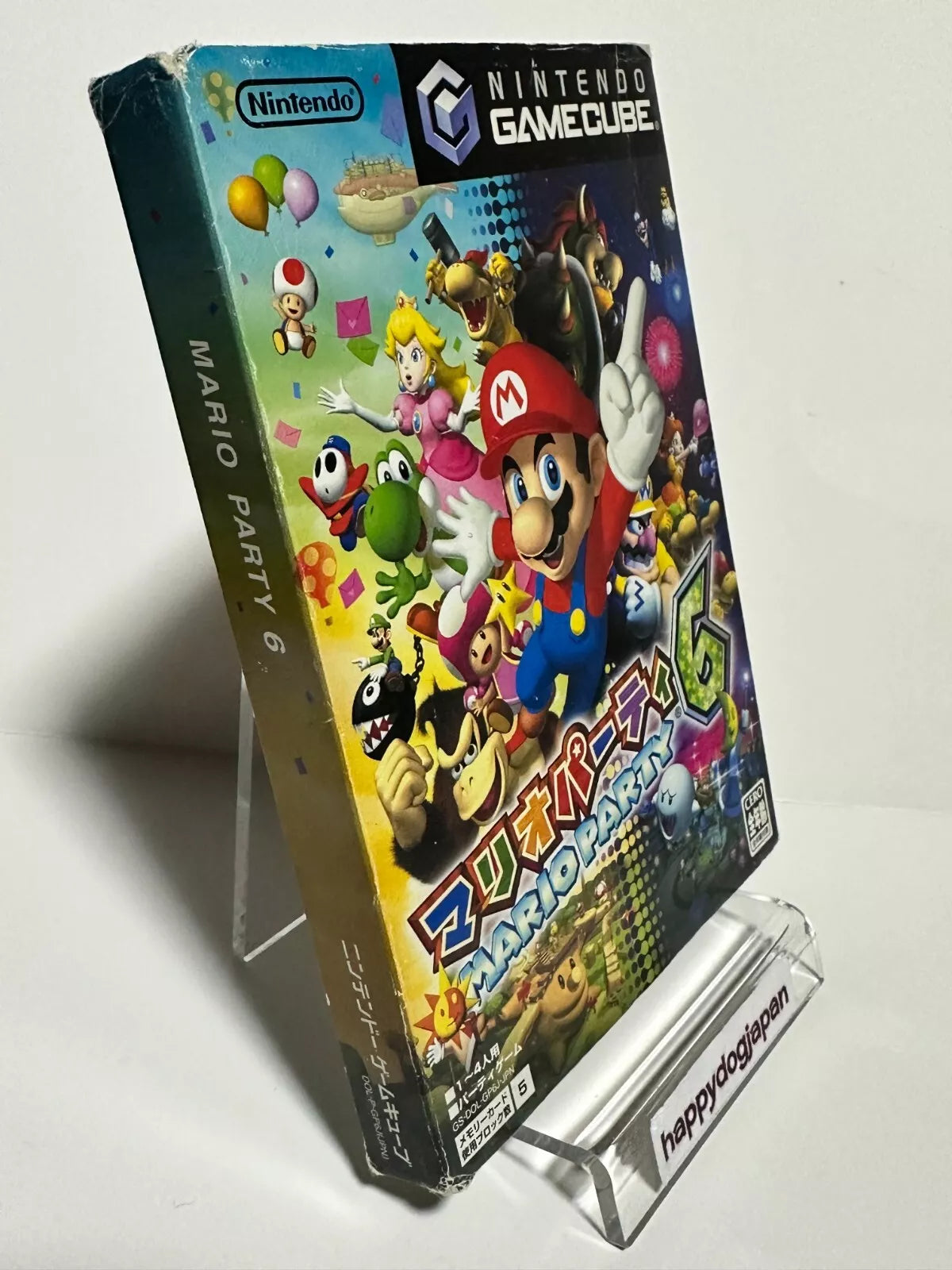 Nintendo GC Game Cube Mario Party 6 & microphone NTSC-J Working Good From Japan