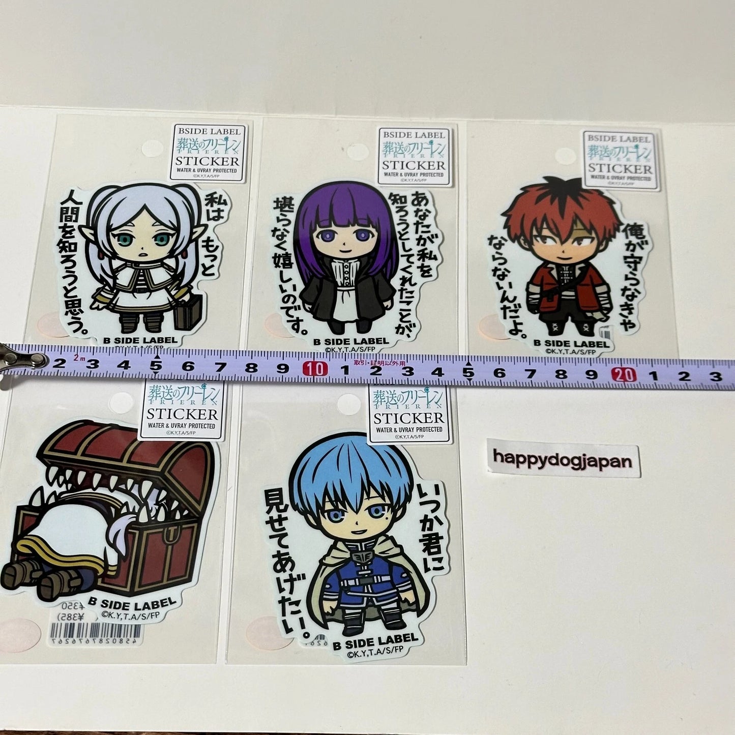 Frieren: Beyond Journey'S End Himmel Mimic Stark Fern B-Side 5 Sticker JAPAN