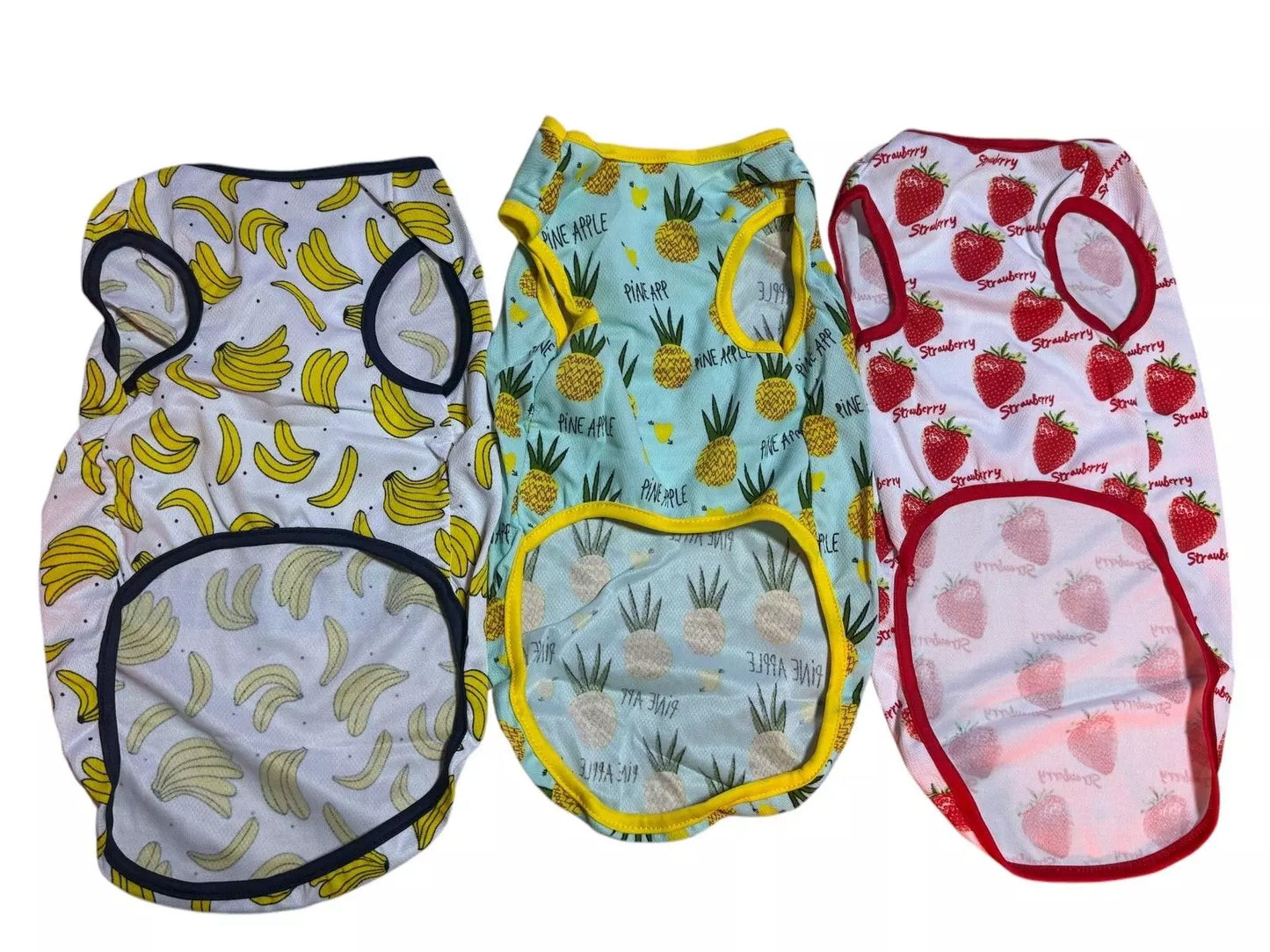 Cute Pet small dog clothes size XXL lot of 3 pieces Summer Shirt 6-8kg JAPAN