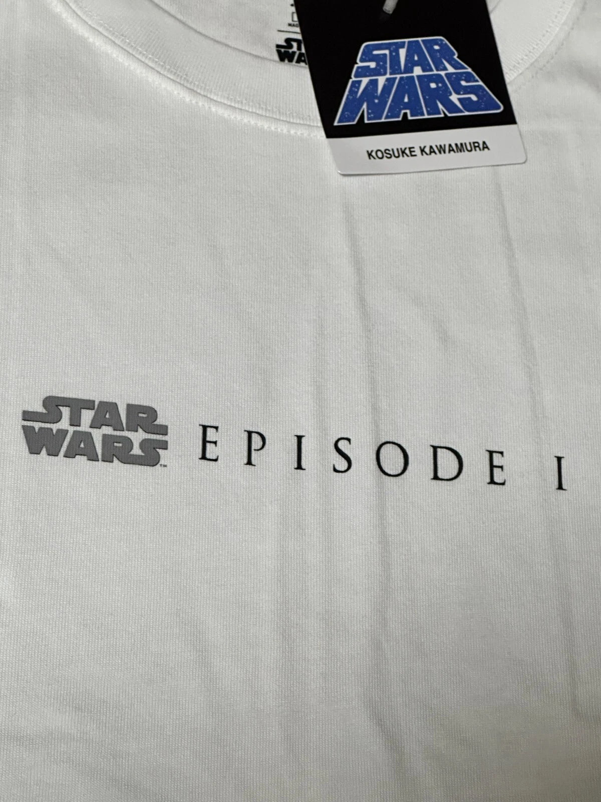 UNIQLO STAR WARS T-Shirt Kosuke Kawamura L Size White Cotton Oversized fit JAPAN