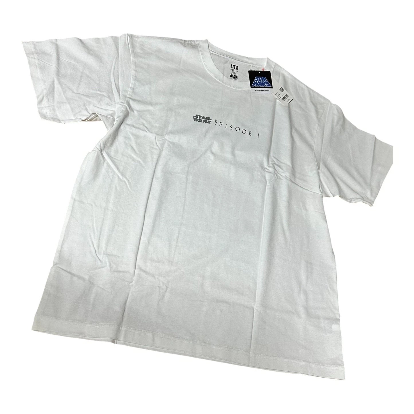 UNIQLO STAR WARS T-Shirt Kosuke Kawamura XXL White Cotton Oversized fit JAPAN