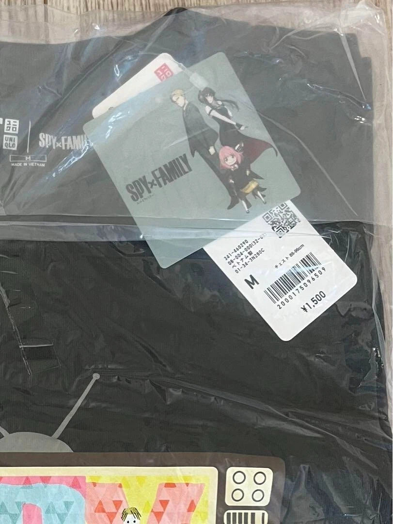 SPY X FAMILY Uniqlo UT 2nd Ed. Adult T-shirt Anya Roid Yoru L (US M) size JAPAN