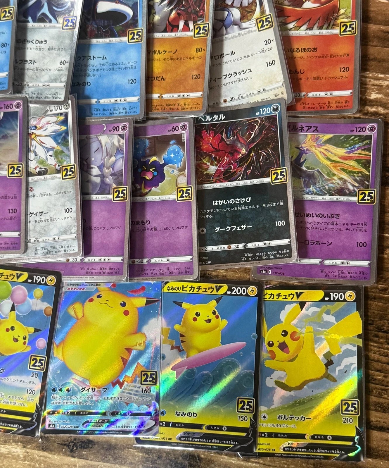 Pokemon TCG Card s8a 25th Anniversary 1-28 with 8 Energy Complete Set JAPAN