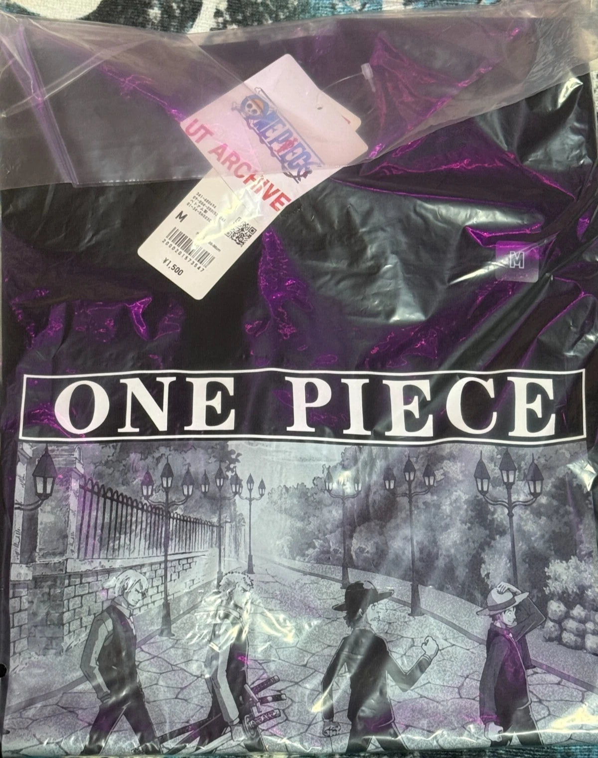 ONE PIECE x Uniqlo 2025 T-shirt Abbey Road Regular Black M size From JAPAN