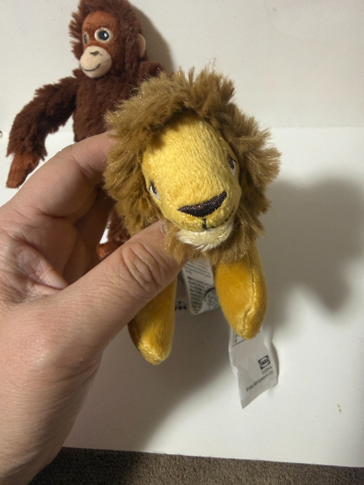 IKEA Orangutan Plush Punch with Lion Plush Jungle Friends Stuffed Toy Set JAPAN4