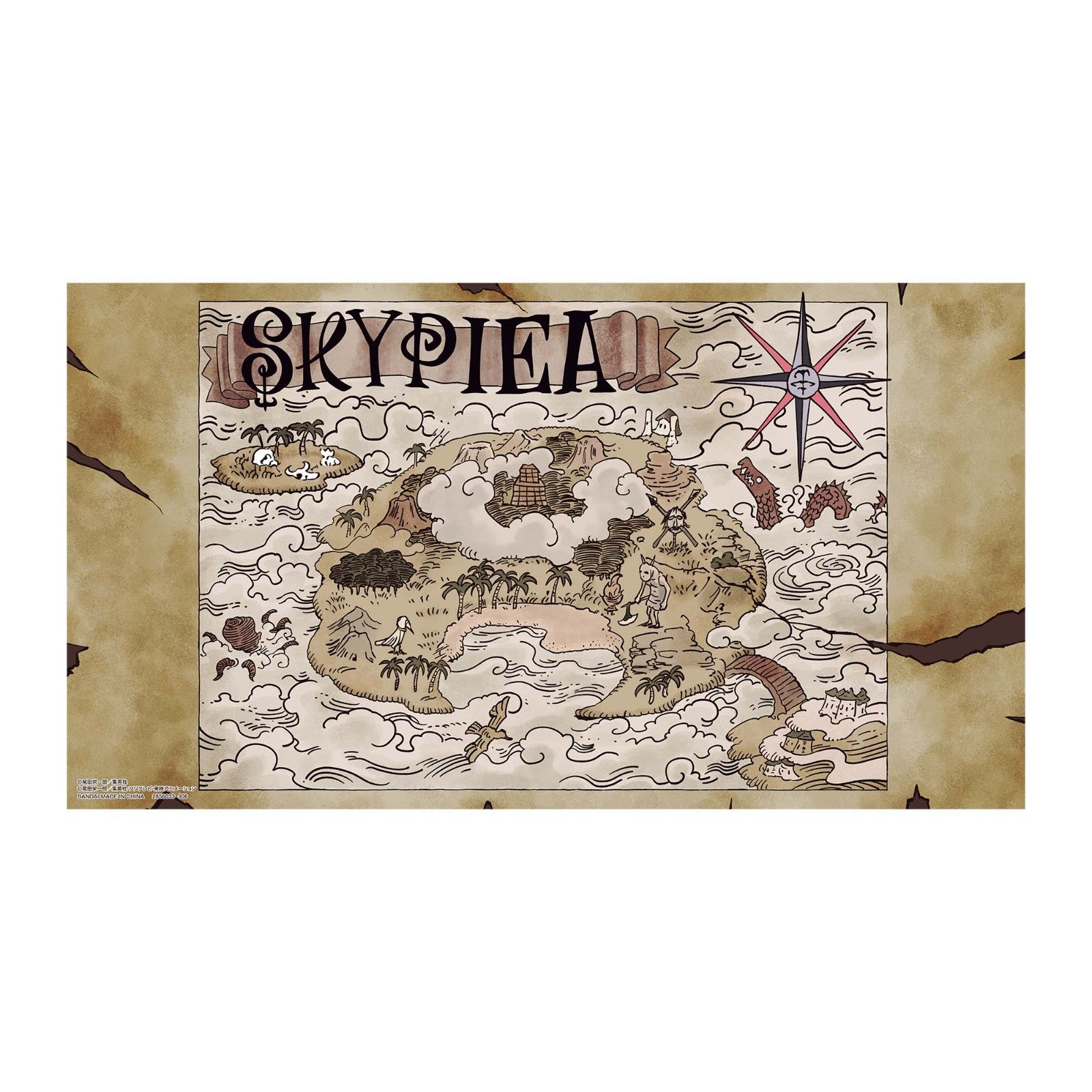 ONE PIECE Card Game Playmat Skypiea & Jaya Map Base Shop Limited NEW From JAPAN2