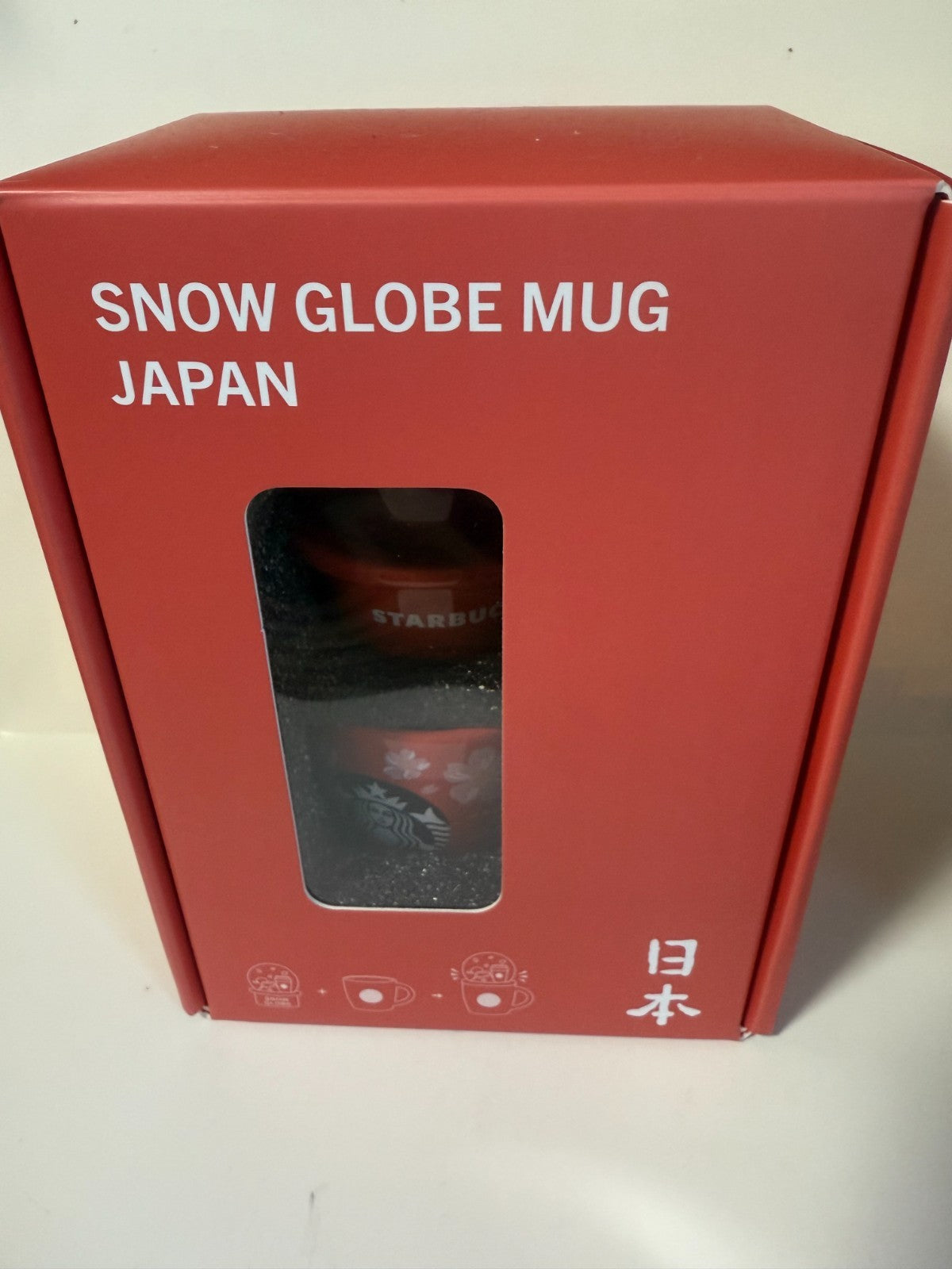 Starbucks Japan Collectible Snow Globe & Mini Mug 89ml Limited Sakura Mt. Fuji4