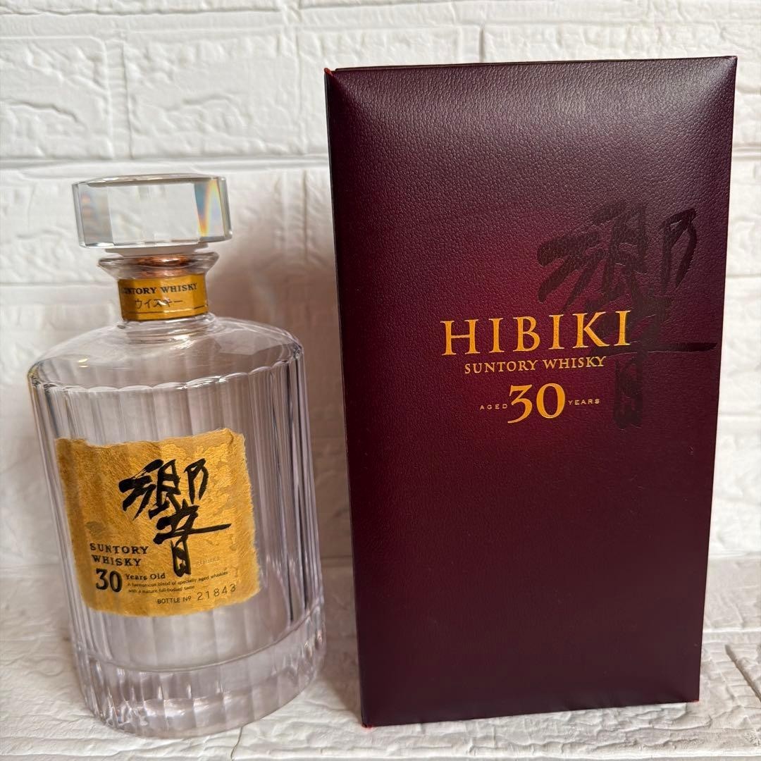 SUNTORY WHISKY HIBIKI 30 Years Old Empty Bottle with Original Box From JAPAN0