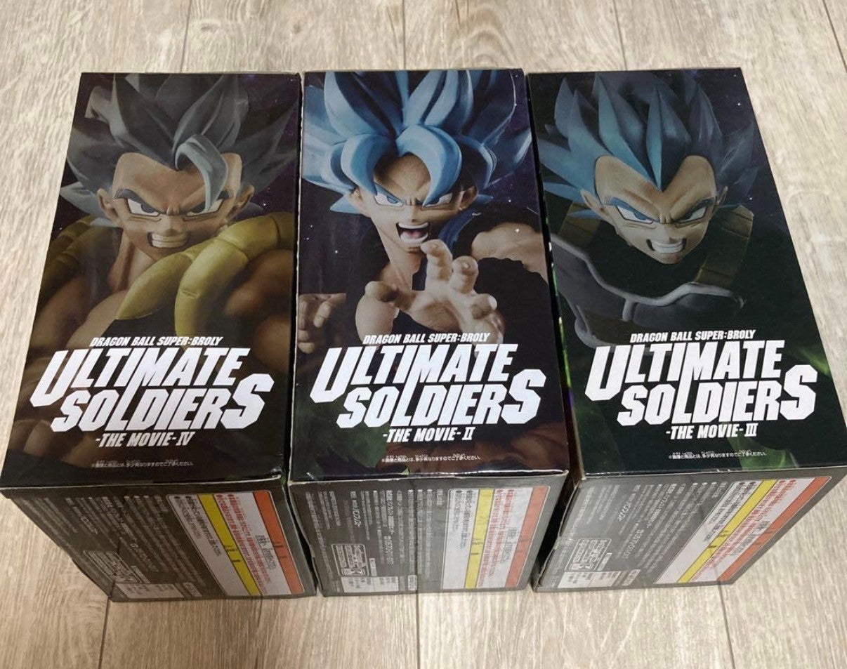 Dragon Ball Ultimate Soldiers Goku Vegeta Gogeta Set of 3 Figures From JAPAN NEW3