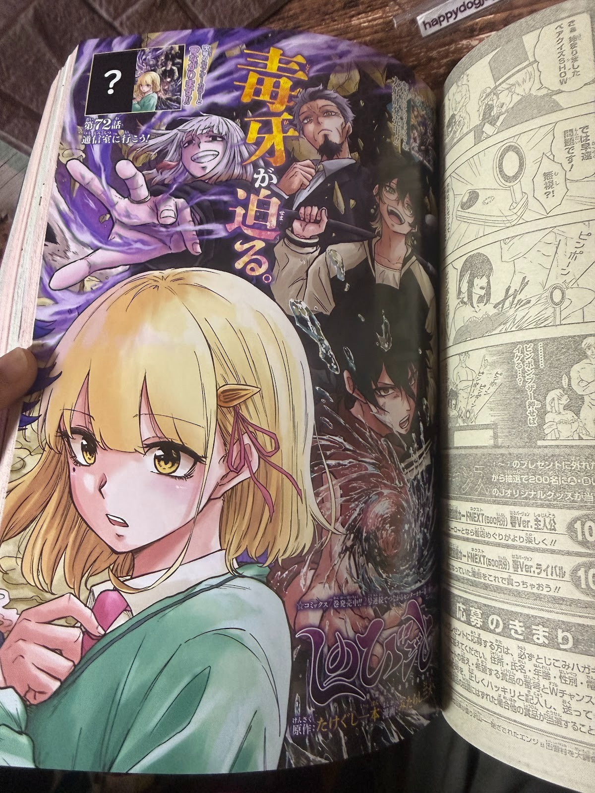 Weekly SHONEN JUMP 2026 No.15 Cover ONE PIECE Bonus Poster & Clear Bookmark JP9