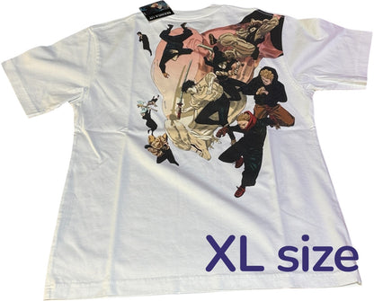 UNIQLO Jujutsu Kaisen Manga UT T-Shirts Shueisha 100th WHITE Size XL JAPAN0