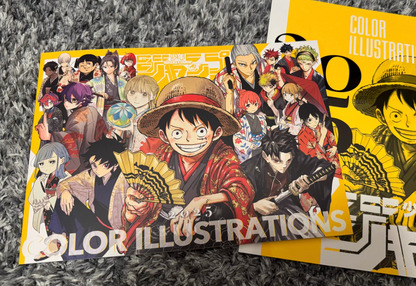 Weekly Jump 2025 Center & Opening Color Illustrations Pre-order Limited JAPAN0