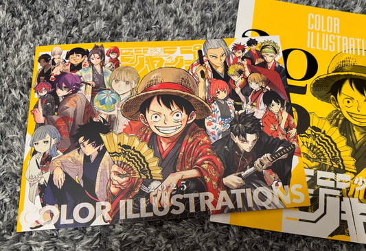 Weekly Jump 2025 Center & Opening Color Illustrations Pre-order Limited JAPAN0