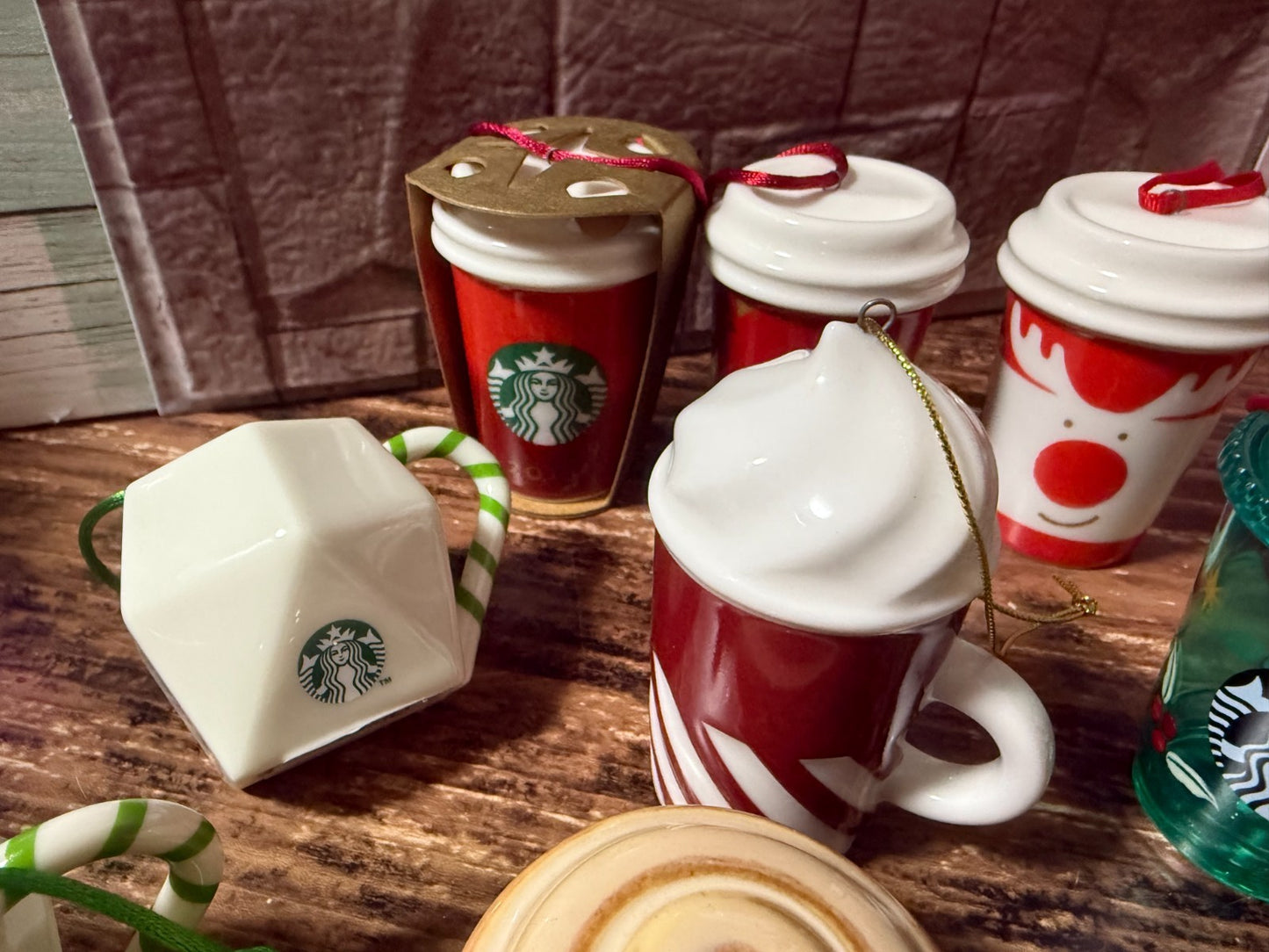 Starbucks Mini Cup Ornament Lot Mug Tumbler Set Holiday Limited Japan Exclusive4