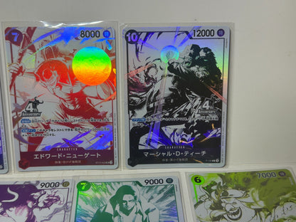 ONE PIECE Promo Cards 4th Anniversary Treasure Get Campaign Complete lot of 72