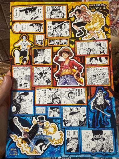 ONE PIECE Card PROMO Saikyo Weekly V Jump Post Card Sticker Booklet Comic Cover15