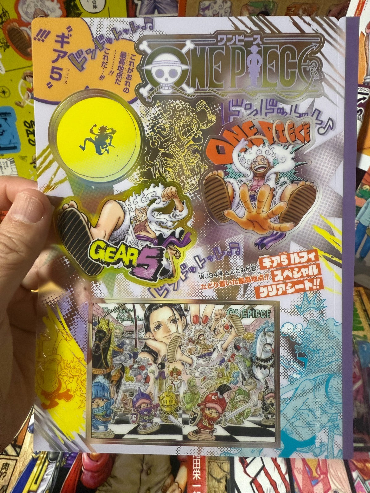 ONE PIECE Card PROMO Saikyo Weekly V Jump Post Card Sticker Booklet Comic Cover16