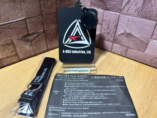 BIOHAZARD Resident Evil Death Island pass case Industries Theater Limited JAPAN0