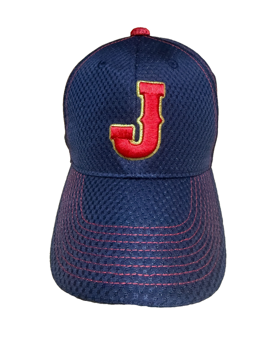 Mizuno Samurai Japan WBC Baseball Cap Navy Gold Trim Adjustable Hat 12JWAX900