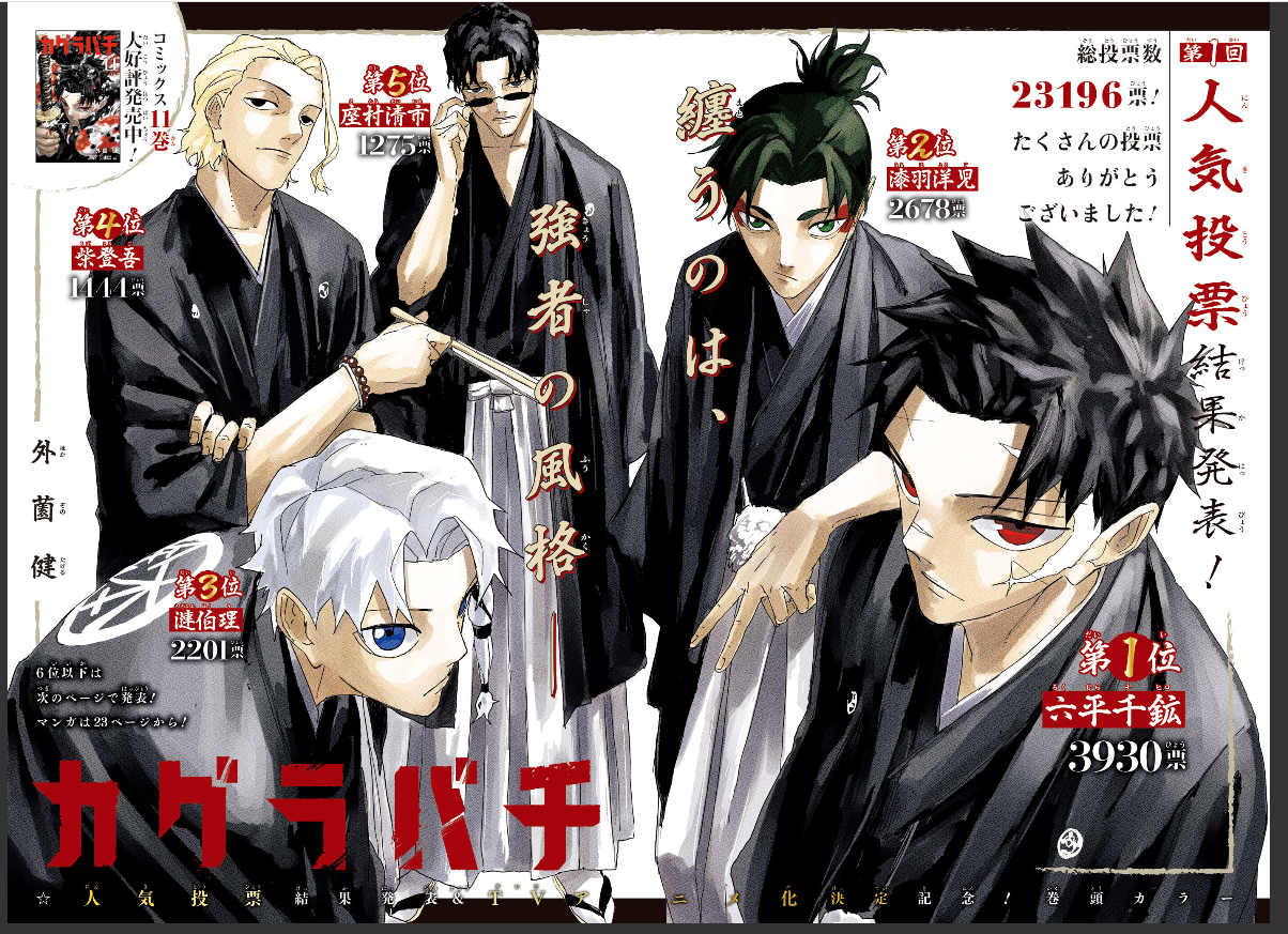 Weekly SHONEN JUMP 2026 No.24 Color cover AGURABACHI by Takeru Hokazono JAPAN10