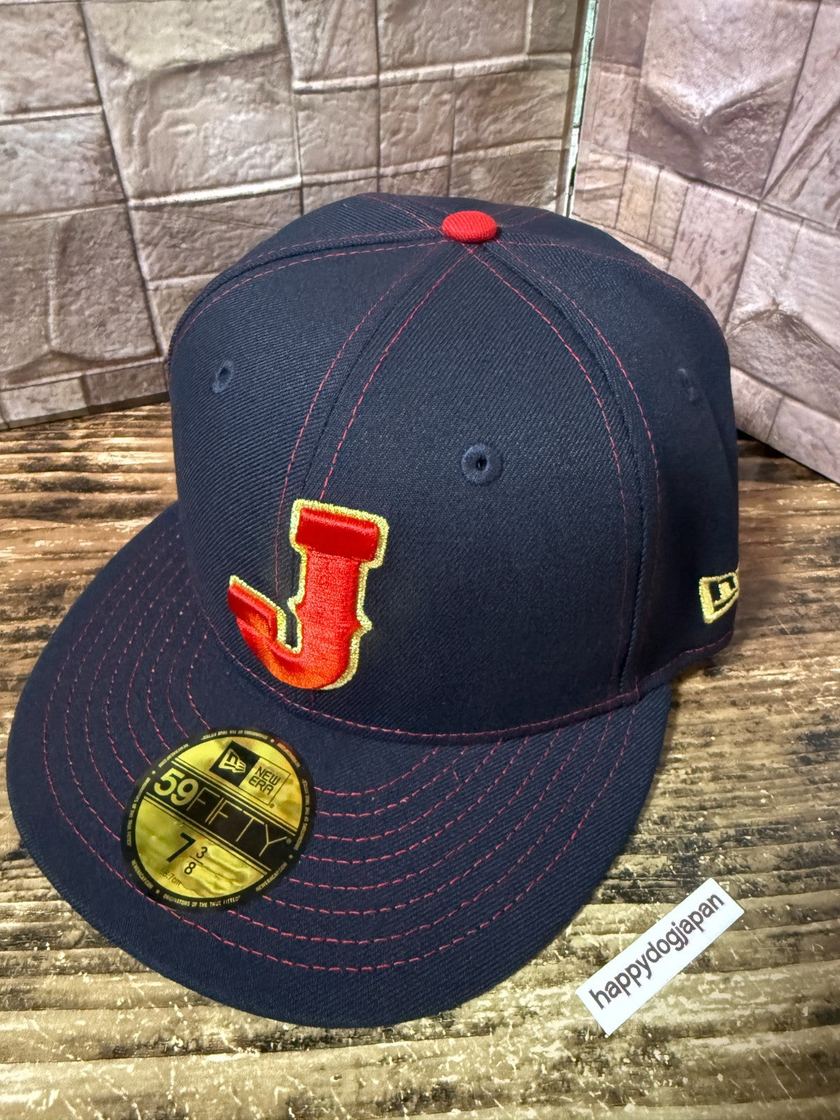 MLB NEW ERA 59 Fifty 7 3/8 Baseball Flat Cap embroidery Logo WBC Samurai Japan0