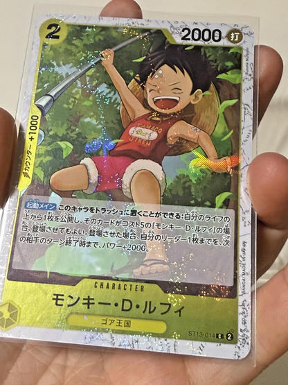 ONE PIECE TCG Luffy ST13-014, Ace 010, Sabo 007, 3Broders 019, 4 Cards SET JAPAN5