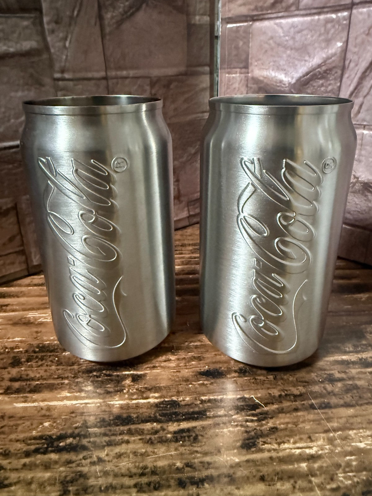 Coca-Cola McDonald’s Stainless Steel Can Tumbler 350ml Promo Embossed Logo JAPAN0