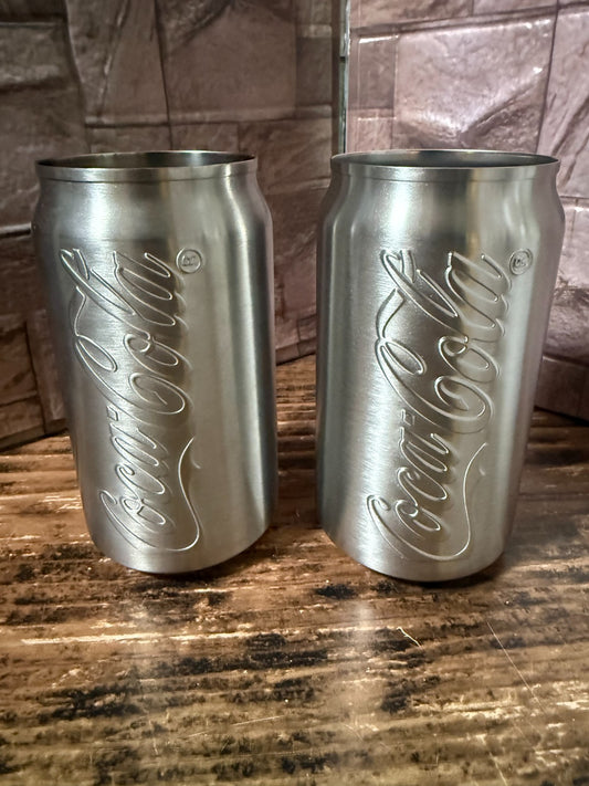 Coca-Cola McDonald’s Stainless Steel Can Tumbler 350ml Promo Embossed Logo JAPAN0