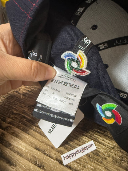 MLB NEW ERA 59 Fifty 7 3/8 Baseball Flat Cap embroidery Logo WBC Samurai Japan5