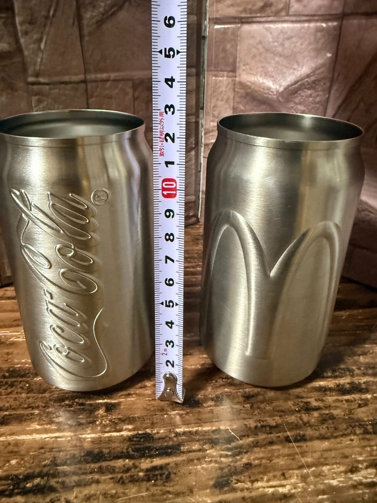 Coca-Cola McDonald’s Stainless Steel Can Tumbler 350ml Promo Embossed Logo JAPAN4