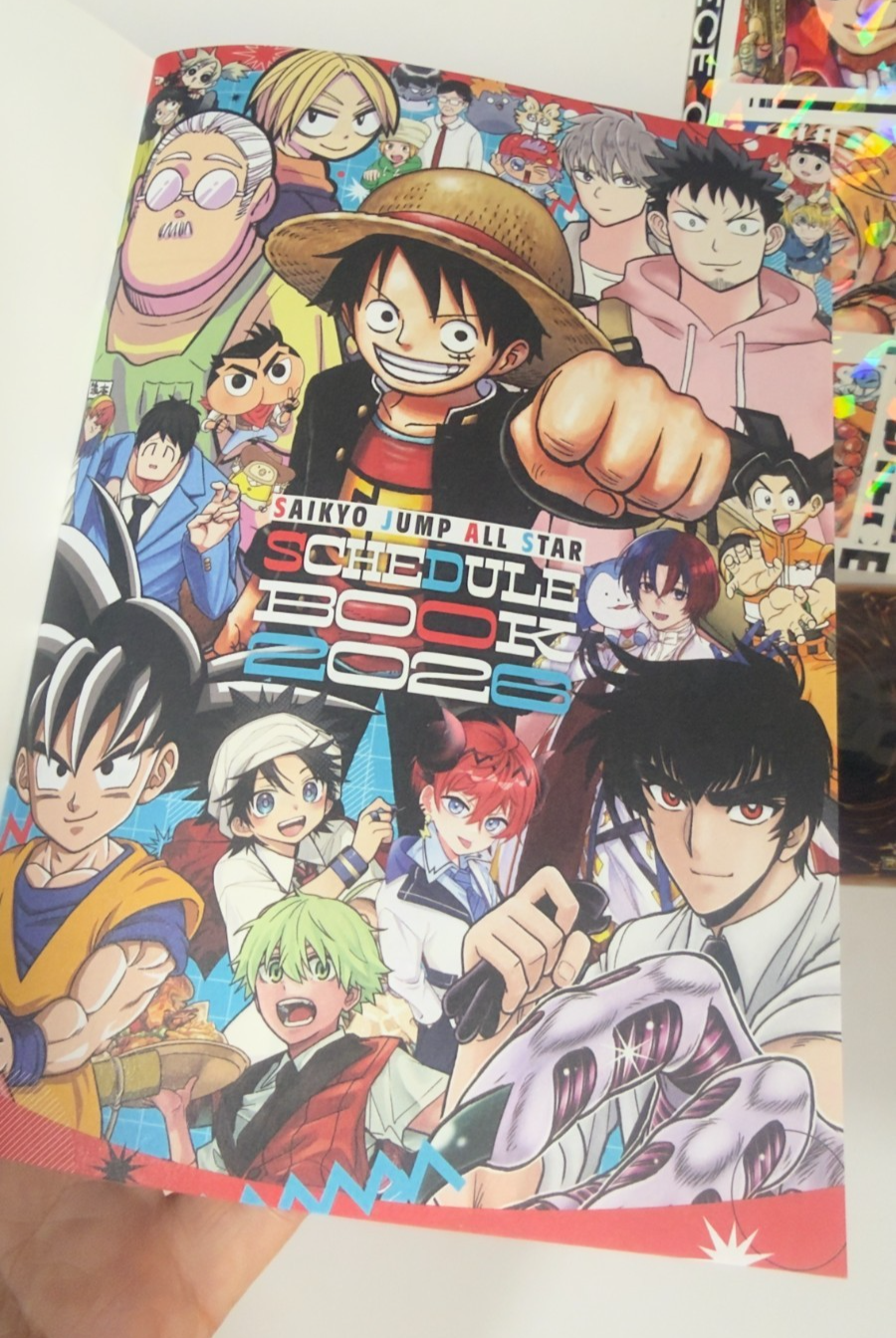Saikyo Jump May 2026 Bonus Only One Piece Sticker Sheet + Anime Cards Set Japan2