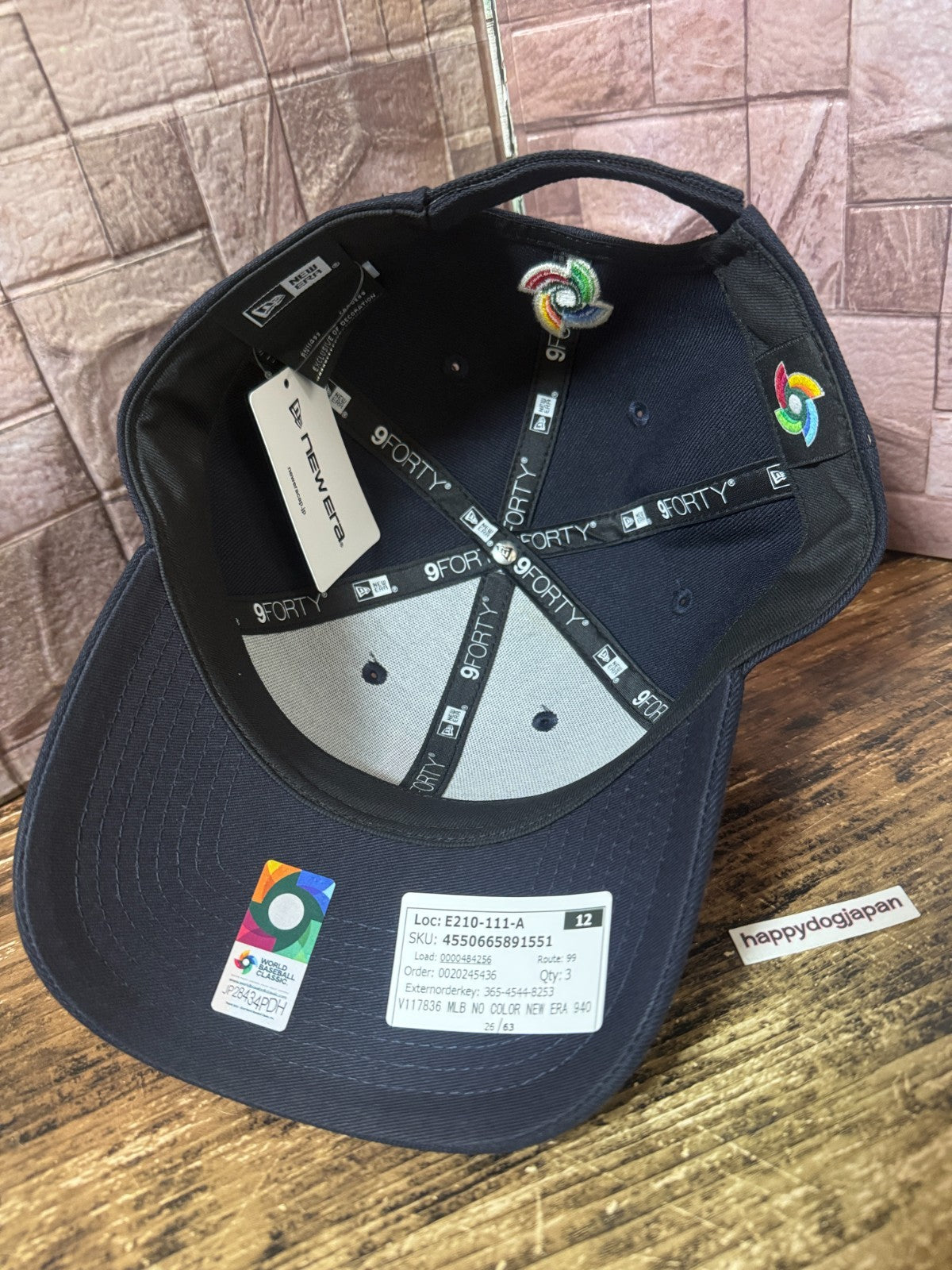 MLB Official NEW ERA 9 Forty Baseball Cap embroidery Logo WBC Samurai Japan2
