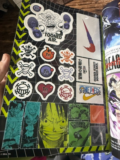 Weekly SHONEN JUMP 2026 No.42・43 Cover One Piece, Bonus One Piece x Nike sticker3