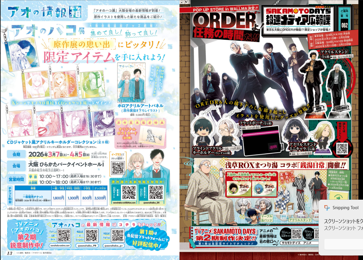 Weekly SHONEN JUMP 2026 No.12 Color Cover Akane Bayashi ONE PIECE From JAPAN13
