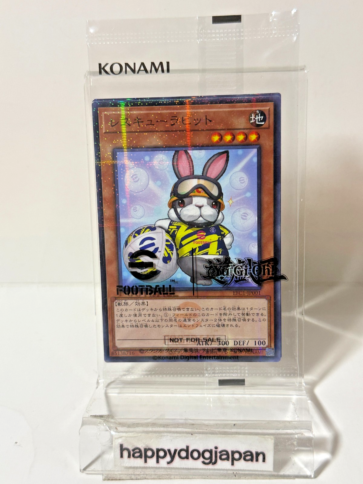 Yu-Gi-Oh 30th Promo NEYMAR Token Rescue Rabbit eFootball EFC1-JP001 Sealed JAPAN0