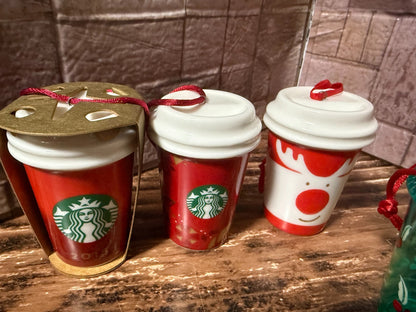 Starbucks Mini Cup Ornament Lot Mug Tumbler Set Holiday Limited Japan Exclusive5