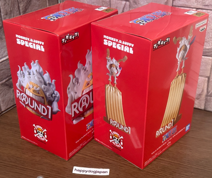 One Piece Round 1 Exclusive Figures Monkey D. Luffy Gear 5 Set of 2 NEW JAPAN1
