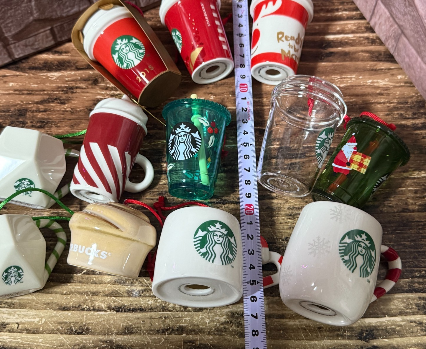 Starbucks Mini Cup Ornament Lot Mug Tumbler Set Holiday Limited Japan Exclusive8