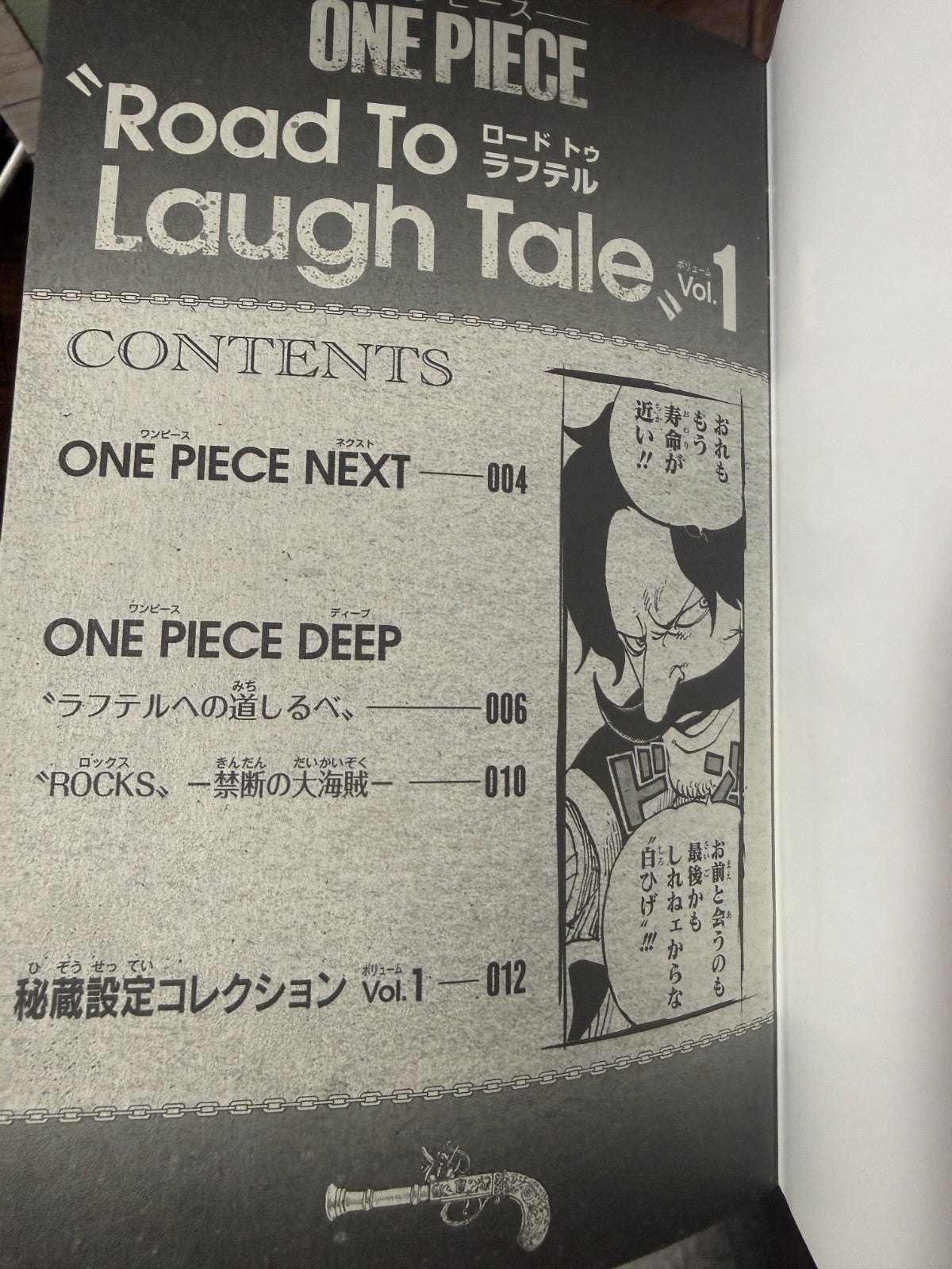 ONE PIECE Japanese Booklet Road to Laugh Tale Weekly Shonen Jump Bornus Limited2