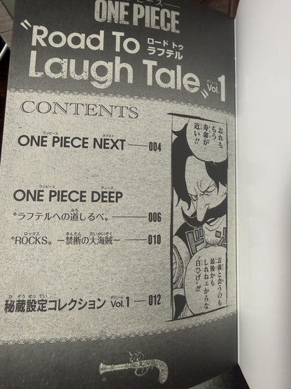 ONE PIECE Japanese Booklet Road to Laugh Tale Weekly Shonen Jump Bornus Limited2
