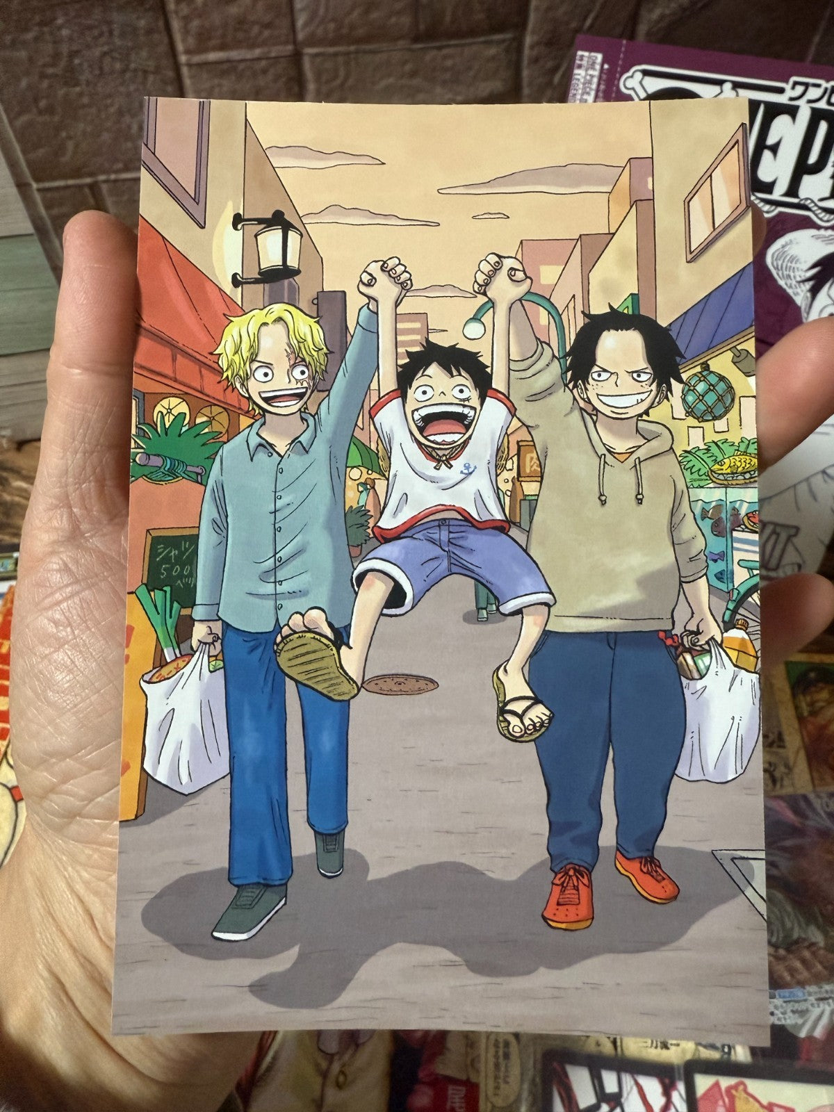 ONE PIECE Card PROMO Saikyo Weekly V Jump Post Card Sticker Booklet Comic Cover18